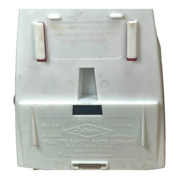 1962 Gillette Slim Adjustable Safety Razor Set Schick Super Chromium Blades Case - Picture 3 of 16